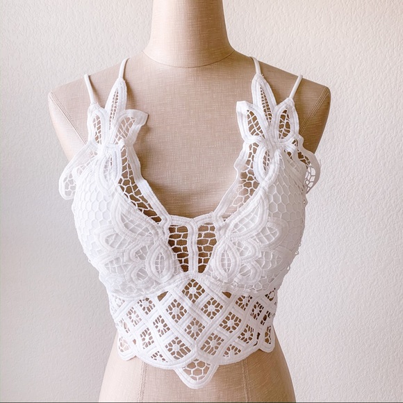 Other - White Lace Bralette